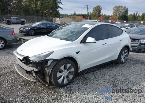 2022 Tesla Model Y Long Range Dual Motor All-Wheel Drive from USA, damaged, VIN 7SAYGAEE6NF516268
